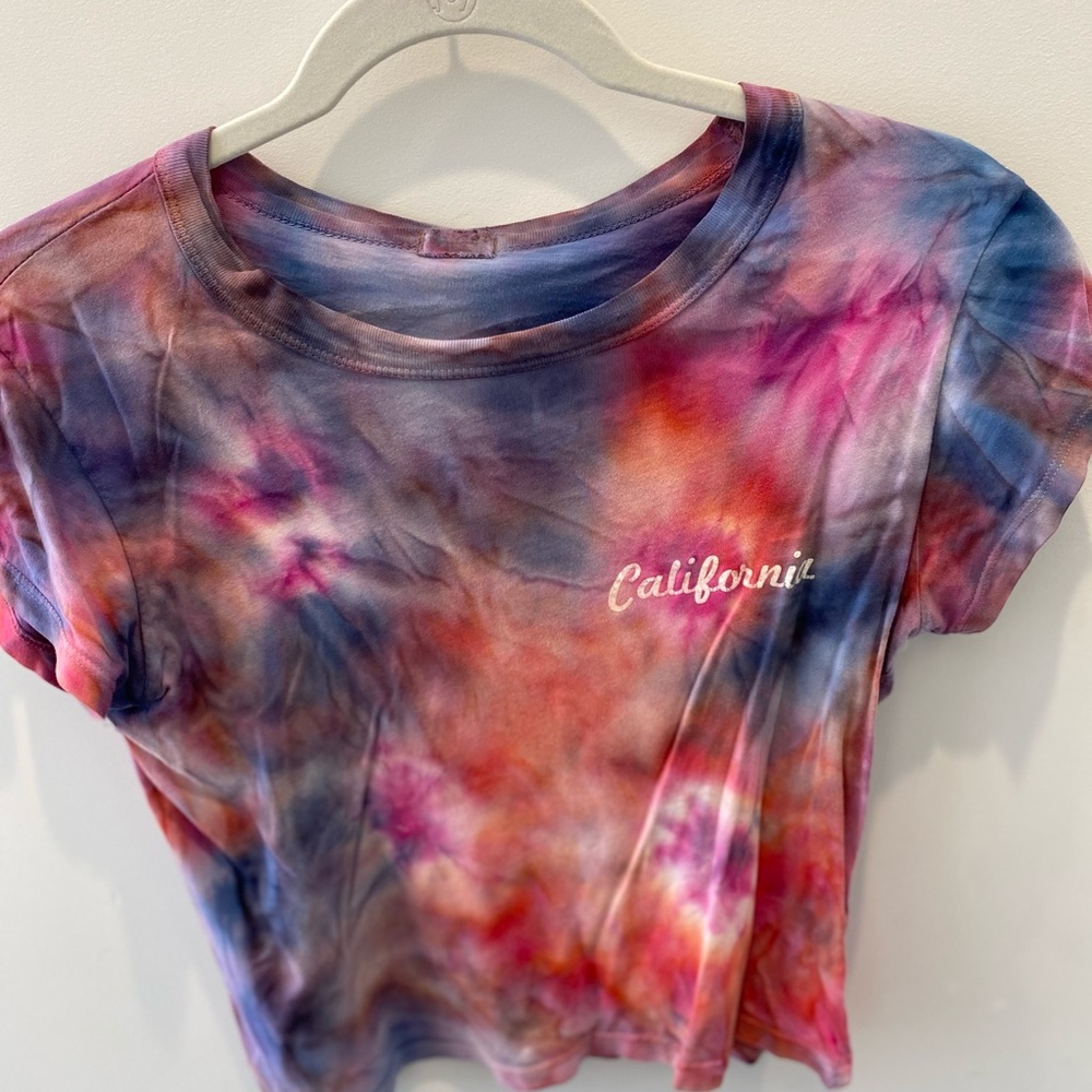 tie Dye Crop Top